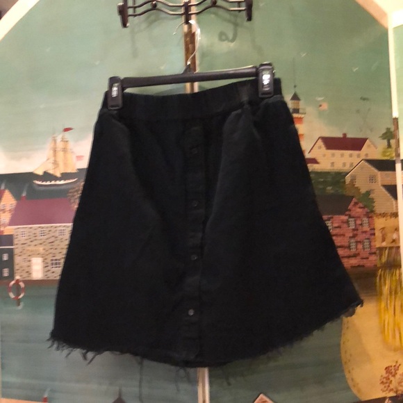 Cheap Monday cut off button down skirt with pocket - Picture 1 of 1